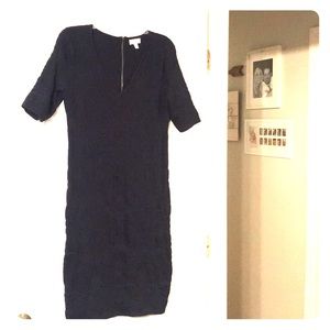 Pea in the Pod maternity dress - navy - small